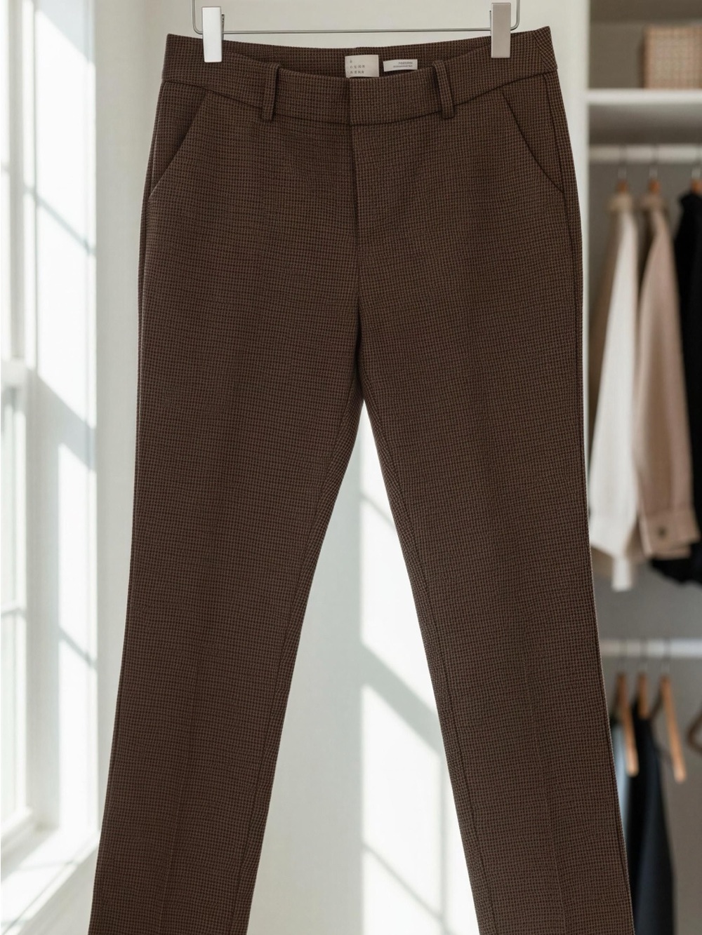 a new day Women's Brown Slim Dress Trousers NWOT